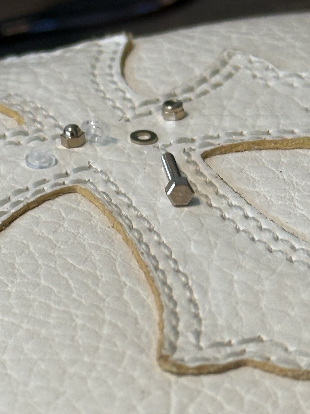 Authentic Chrome Hearts DEEP I II III 18K Gold Hex Screw Eyewear Hardware